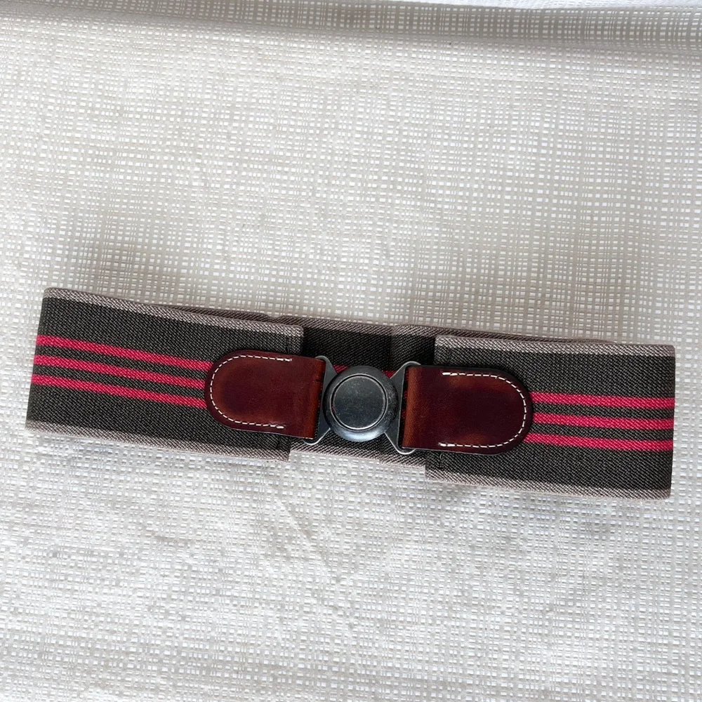 Lot of 5 Black Corset Belts Skinny Wide Belts Black Patent Leather Rope Belt